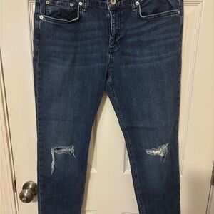 rag & bone Indigo Straight Leg Jeans